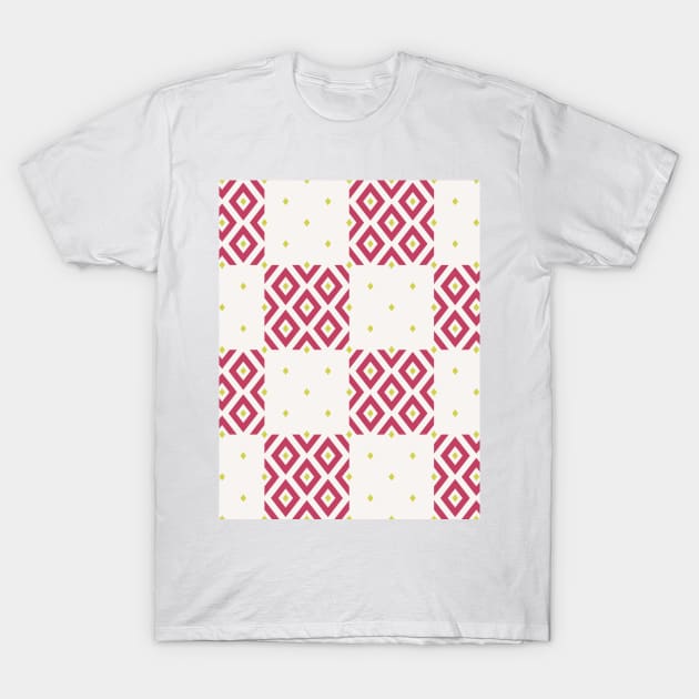 Geometric Minimalistic Diamond Pattern T-Shirt by Tobe_Fonseca